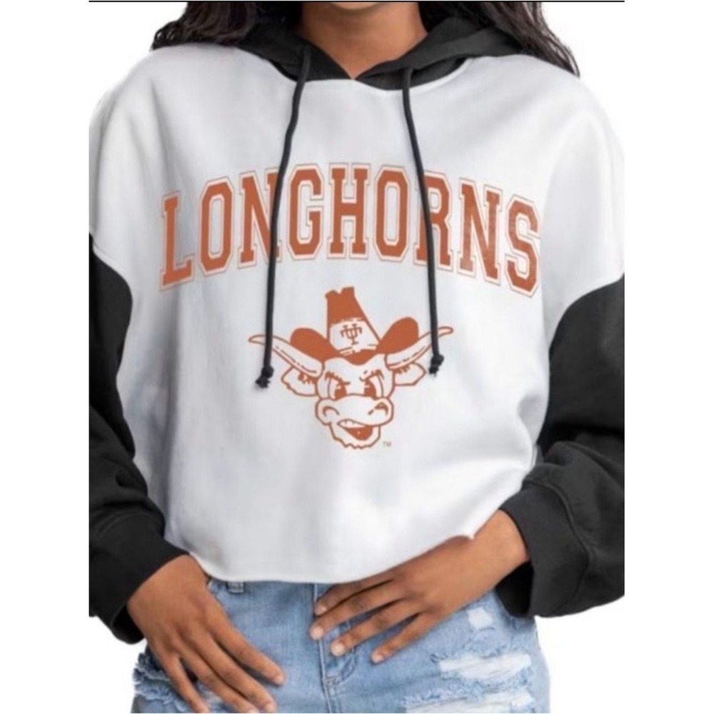 Texas Longhorns Cropped Hoodie